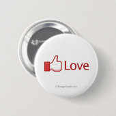 Facebook Love Button - Button (Voorkant /achterkant)