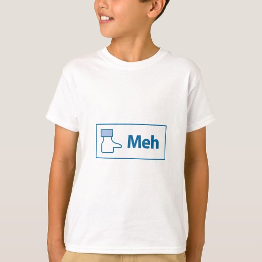 Facebook Meh T-shirt (Voorkant)