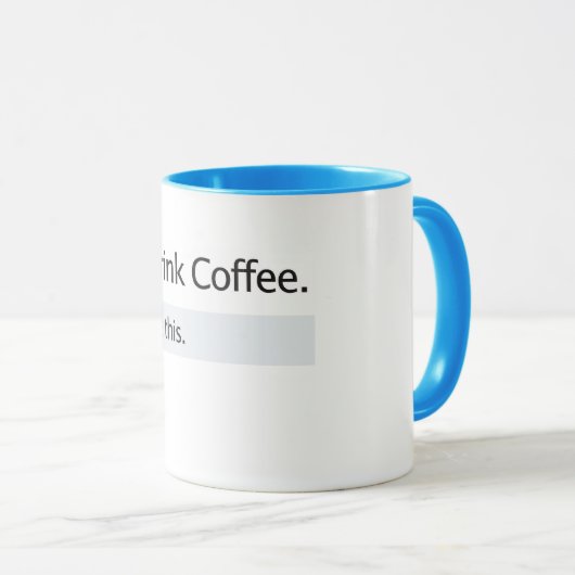 Facebook over koffie-Mok duikt op Mok (Voorkant rechts)