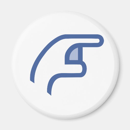 facebook POKE me Magneet (Voorkant)