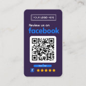 Facebook Review Verzoek Zakkaartje Diep Pr Plum Visitekaartje (Voorkant)