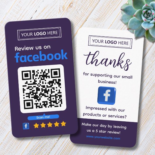 Facebook Review Verzoek Zakkaartje Diep Pr Plum Visitekaartje