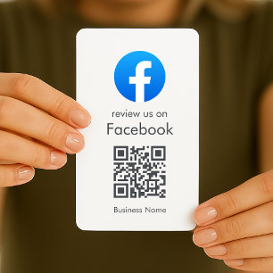 Facebook-Reviewen Minimale kwaliteitscontrolecod Visitekaartje