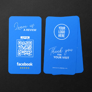 Facebook Reviewen QR Code Business Review Link Visitekaartje