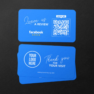Facebook Reviewen QR Code Business Review Link Visitekaartje