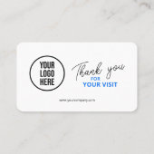 Facebook Reviewen QR Code Business Review Link Visitekaartje (Achterkant)