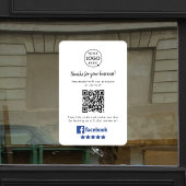 Facebook Reviews Ruitsticker | QR Vinyl Sticker