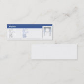 Facebook - Skinny Mini Visitekaartje (Voorkant / Achterkant)