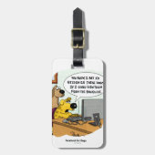 Facebook voor honden bagagelabel (Voorkant verticaal)