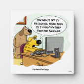 Facebook voor honden fotoplaat (Voorkant)