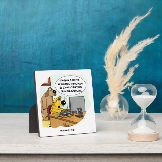 Facebook voor honden fotoplaat (Insitu)