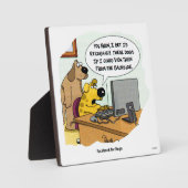 Facebook voor honden fotoplaat (Voorkant)