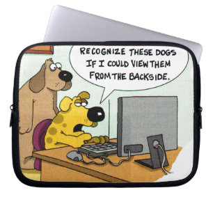 Facebook voor honden laptop sleeve