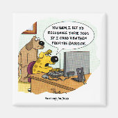 Facebook voor honden magneet (Voorkant)