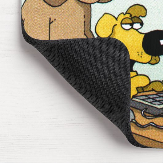 Facebook voor honden muismat (Hoek)