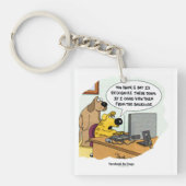 Facebook voor honden sleutelhanger (Voorkant)