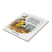 Facebook voor honden tegeltje (Zijkant)