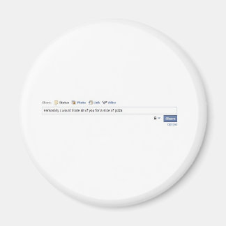 Facebook Vrienden en Pizza Magneet