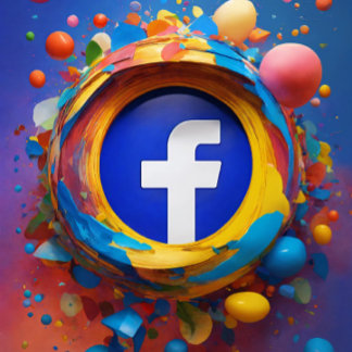 Facebook wali t-shirt: Trendy design direct van T-shirt