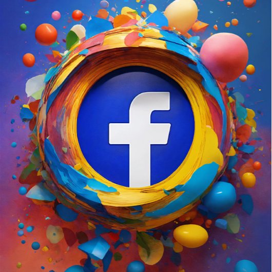 Facebook wali t-shirt: Trendy design direct van T-shirt