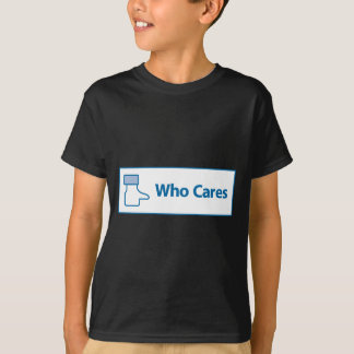 Facebook Who Cares T-shirt