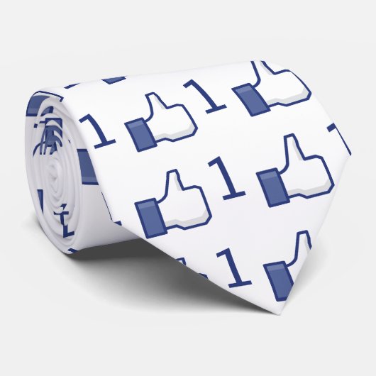 facebook zoals knop stropdas (Opgerold)