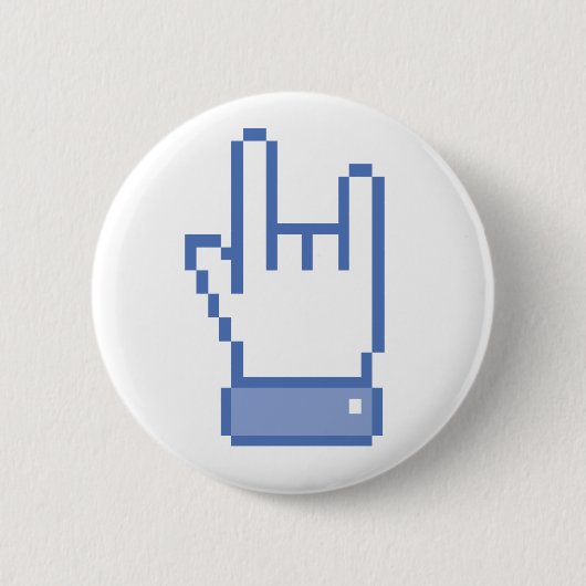 facebook zoals ROCK paliflitspixel Ronde Button 5,7 Cm (Voorkant)