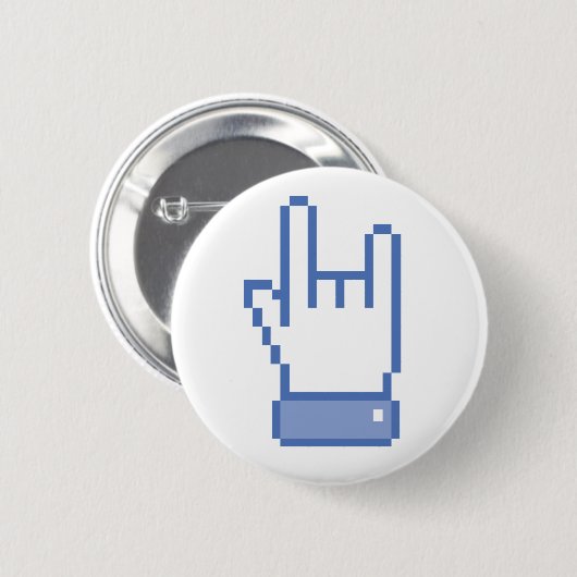 facebook zoals ROCK paliflitspixel Ronde Button 5,7 Cm (Voorkant /achterkant)