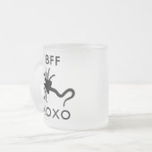 Facebookjager - Best Friends Forever (BFF) Matglas Koffiemok (Voorkant links)