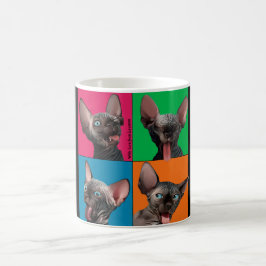 Facebuilding (Sphynx kitten) Koffiemok
