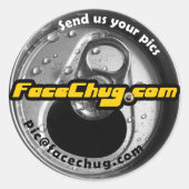 FaceChug.com stickers (Voorkant)