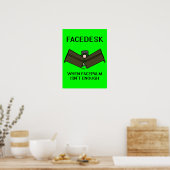 Facedesk Poster (Keuken)