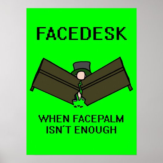 Facedesk Poster (Voorkant)