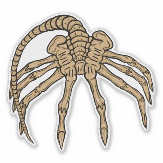 Facehugger Sticker (Voorkant)
