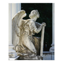 Faceless Angel Victoriaans Graveyard-foto afdrukke
