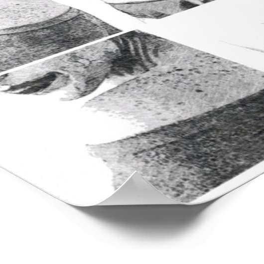 Faceless Collage Poster (Hoek)