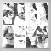 Faceless Collage Poster (Voorkant)