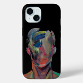 faceless painting aesthetic phone case (Achterkant)