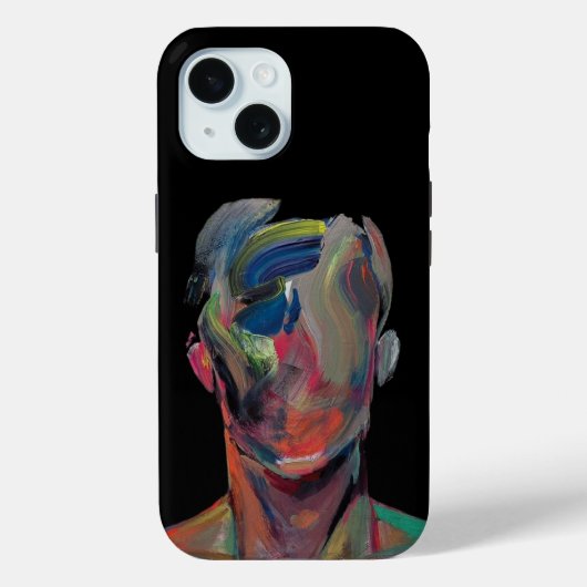 faceless painting aesthetic phone case (Achterkant)