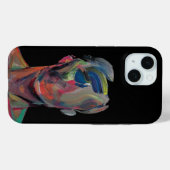 faceless painting aesthetic phone case (Achterkant (horizontaal))