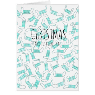 Facemask Christmas en Just Like That
