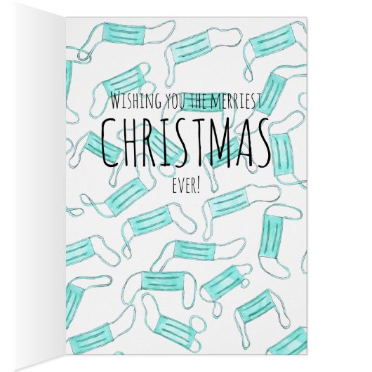 Facemask Christmas en Just Like That (Binnen (Rechts))