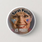 FacePaint Ronde Button 5,7 Cm (Voorkant)