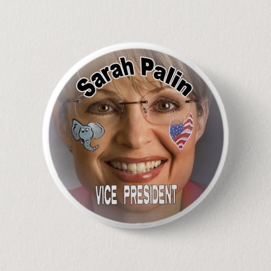 FacePaint Ronde Button 5,7 Cm (Voorkant)