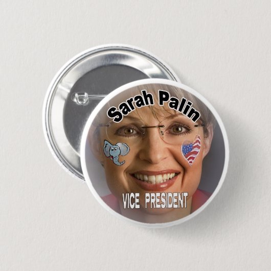 FacePaint Ronde Button 5,7 Cm (Voorkant /achterkant)