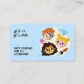 facepainter visitekaartje (Voorkant)