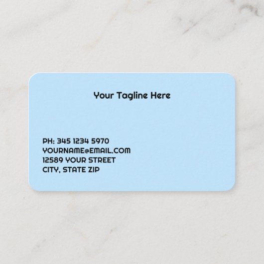 facepainter visitekaartje (Achterkant)