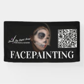 Facepainting Banner voor Verjaardag Evenementen Bu (Horizontaal)