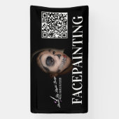 Facepainting Banner voor Verjaardag Evenementen Bu (Verticaal)