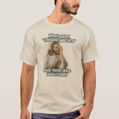 Facepalm Jesus Meme, You Make Jesus Sad T-shirt (Voorkant)